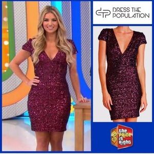 Dress the Population Zoe Sequin Dress